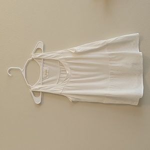 Size XL white sleeveless Anthropologie top